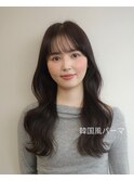 韓国風パーマ/コテ巻き風パーマ/韓国ヘア/レイヤーカット/パーマ