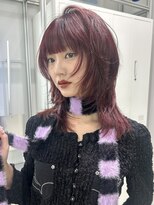 ノラ ギンザ(NORA GINZA)&nbsp;スタイリング簡単◎レイヤー×カシスレッドカラー