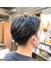 メンズカット+フェザーパーマ【箕面市/フェザーパーマ/men's/眉毛】