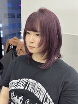 ゴウトゥデイシェアサロン 町田店(GO TODAY SHAiRE SALON) ハッシュカット×ピンクラベンダー