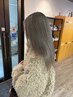 【夏のハイトーン☆】ケアブリーチ＋ミルクティーカラー￥18000