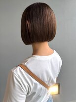 ナカオコアフュール(NAKAO COIFFURE)&nbsp;ミニボブ コンパクトボブ ベージュ 髪質改善 ツヤ髪ショート