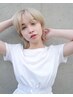 カット+ブリーチ+カラー+ベースTr ¥10,400