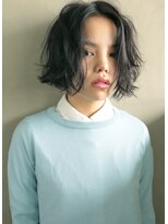 ナヌーク シブヤ(nanuk shibuya)&nbsp;【nanuk】ダークアッシュカラー◇無造作クセ感ショート