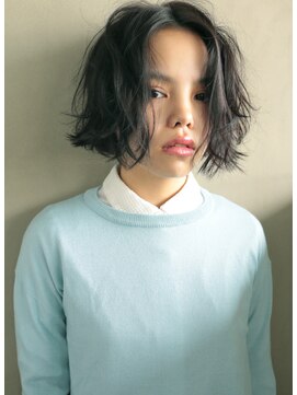 ナヌーク シブヤ(nanuk shibuya) 【nanuk】ダークアッシュカラー◇無造作クセ感ショート