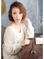 オーガスト ヘア ネイル(AUGUST hair nail) 耳掛けパーマボブ 【横浜駅】