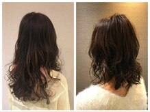 コテ巻き風『デジタルパーマ』とっても楽なのにこなれ感がでるパーマが得意です♪【横内】