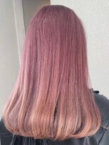 アジールヘア 所沢プロペ通り店(agir hair) ハイトーンピンク10代20代30代ピンクカラー