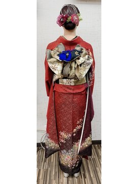 ビーステップ(B.STEP) 成人式着付けとヘアセット