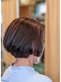 カジュアルショートボブ