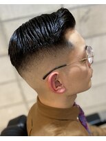 フランクスバーバーリザーブ 人形町店(FRANK’S BARBER RESERVE)&nbsp;クラシカルサイドパートハイスキンフェードバーバースタイルS