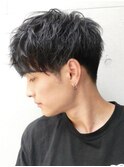 MEN'S HAIR/束感ショート/コンマヘア/ツーブロックマッシュ