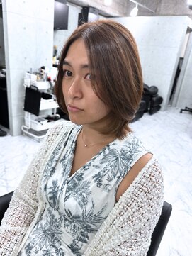 エンディアリング 東銀座(Endearing) ウルフ/マチルダボブ/ピンクベージュ/インナーグレージュ/東銀座