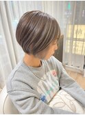 コントラストハイライト　インナーカラー