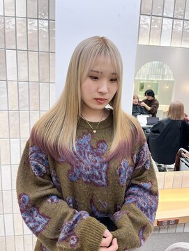 ロンドシェリ 仙台(Lond Cheri) エンドカラー ダブルカラー ケアブリーチ デザインカラー 仙台