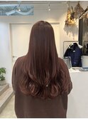ピンクブラウン[表参道/髪質改善/ハイライト/インナーカラー]