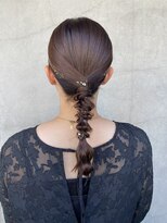 ルブランヘアギャラリー(Le blanc hair gallery)&nbsp;編み下ろしヘアセット