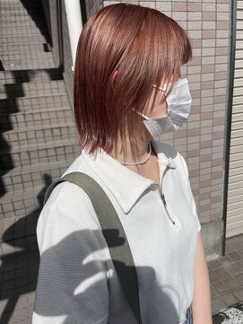 テーラヘアー 鎌取店(TELA HAIR) ピンク×オレンジ【TELAHAIR鎌取】
