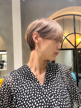 ロンドエニカ 大宮(Lond enika) 切りっぱなしボブエアリーロングピンクブラウン美髪のススメ