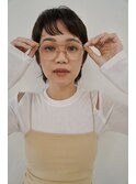 アンニュイな前髪短めショート