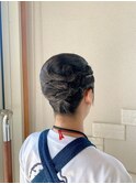 お祭りヘアセット
