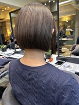 レーヴバイロンド 仙台(Reve by Lond)&nbsp;韓国風切りっぱなしボブ イメチェン こなれミディ ケアブリーチ