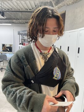 リミットバイアフィナー 大宮店(limit by Afinar) メンズボブパーマ 波巻きスパイラル