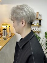 エマノア(EMANOA)&nbsp;【お客様スタイル】ホワイトカラー ブリーチ 津田沼駅　メンズ