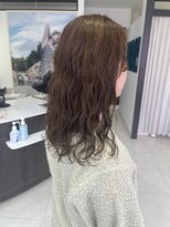 プランタン フォー ヘアー(printemps FOR HAIR) ニュアンスパーマ×ミディアム×モカベージュ