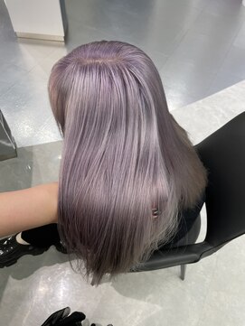 ジーナ 名駅(XENA.) 《XENA/YURI１４》ハイトーン/ホワイトラベンダー/艶カラー