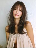 ☆ホワイトグレージュミニウルフデジタルパーマチェリーブラウン