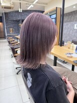 ラウル(Laulu)&nbsp;ホワイトグレージュ/デジタルパーマ/チェリーブラウン/佐倉