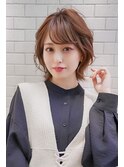 【GEEKS渋谷】伸ばしかけ/ミディアムレイヤー/ベージュ/夏カラー