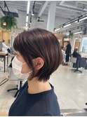 東静岡ショートボブくびれショートイルミナカラー顔周りレイヤー