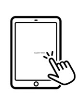 専用タブレットで自由におくつろぎください♪