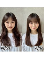 ルミス 青山 表参道(Lumis) ストレートスタイル/艶髪/髪質改善/縮毛矯正/表参道/青山/外苑前