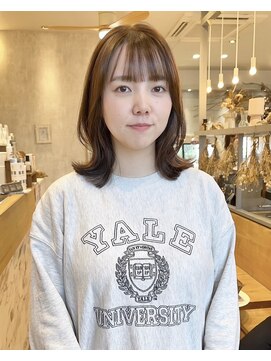 グラッド ナチュラル ヘアー(glad NATURAL HAIR) 柔らかく揺れるナチュラルミディ