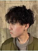 メンズツイストパーマカット