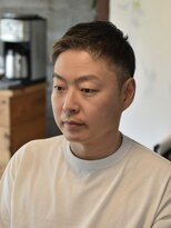 リム メンズヘア(LIM men's hair) 束感ショートアップバング【メンズカット/倉敷/中島/美容院】