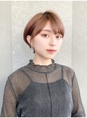 ハンサムショート/丸みショートボブ/20代30代40代50代/顔周り