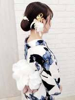 セット バイ エムビューティー(Set by M.beauty)&nbsp;浴衣着付け渋谷ヘアセットアップツインかちもりくるみちゃんヘア