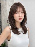 レイヤーカット小顔ナチュラルワンカール