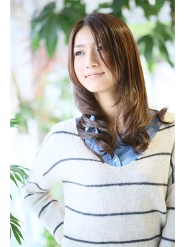 エヌアンドエーコンティ(N&A CONTi) ロングカールスタイル×マロンベージュ