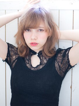 ノラ ヘアーサロン(NORA HAIR SALON) NORA【ERI】似合わせ小顔外国人くせ毛風大人可愛い耳かけミディ