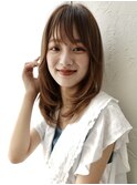 【eL 横浜】顔まわりレイヤー　小顔カット　セミディ　(大島)