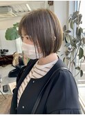 ミニボブ／オリーブベージュ