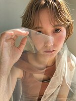 ウェウェ(wewe)&nbsp;ハンサムショート、丸みショート、ミルクティーベージュ