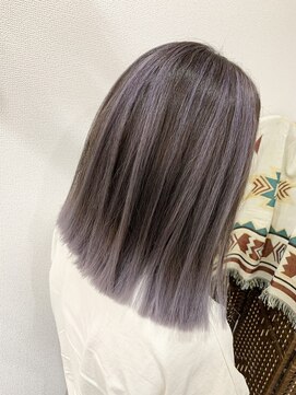 ヘア ライフ セリス(hair life Celis) パープルグレー