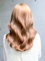 オーブ ヘアー ステラ 筑紫野店(AUBE HAIR stella) 柔らかツヤ巻ブロンドヘア