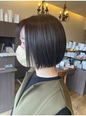 作り込みすぎないナチュラルな簡単ボブ